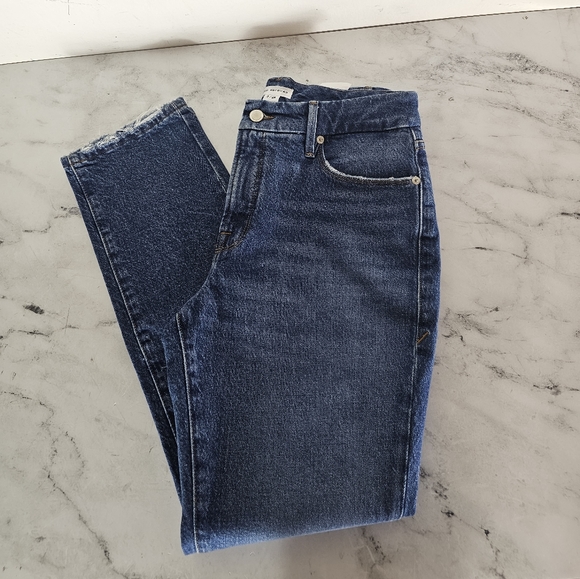 Good American Good Classic Blue Skinnyish Fit Jeans 26 NWT - Picture 1 of 8